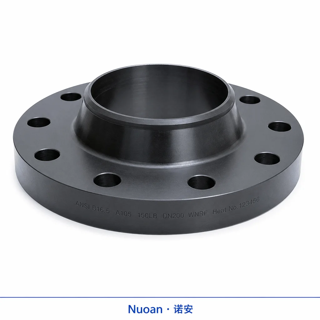 Wn 锻造法兰 Ansi B16.5 Asme B16.47 Asme A105 碳钢 150 磅 DN200