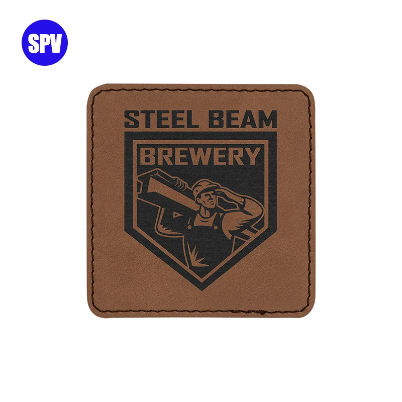 Hot Stamping Custom Logo Embossed Real Leather Labels Patches