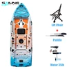 2pcs kayak+1 motor 35lb+1 lift chair+1 paddle- Mixed Color