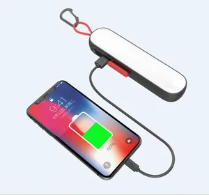 Hot Sale LED Camping Light LED Tent Light USB Charging Emergency LED Flashlight with Powerbank