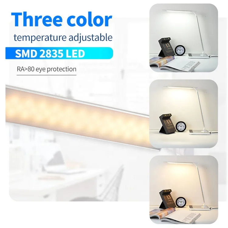 Adjustable Light 3 Level Dimmer Touch Folding Wireless Charger Rechargeable Luxury Table Lamps Led Reading Outdoor 55 Modern 20