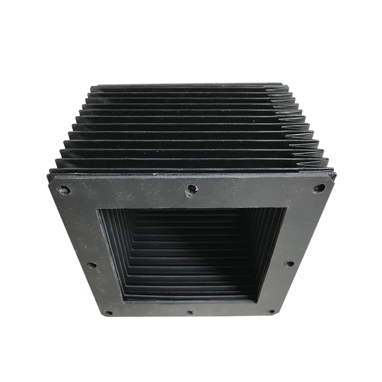 Flexible Guard Shield Rubber Bellows Dust Cover Cnc Flexible Flat Bellows