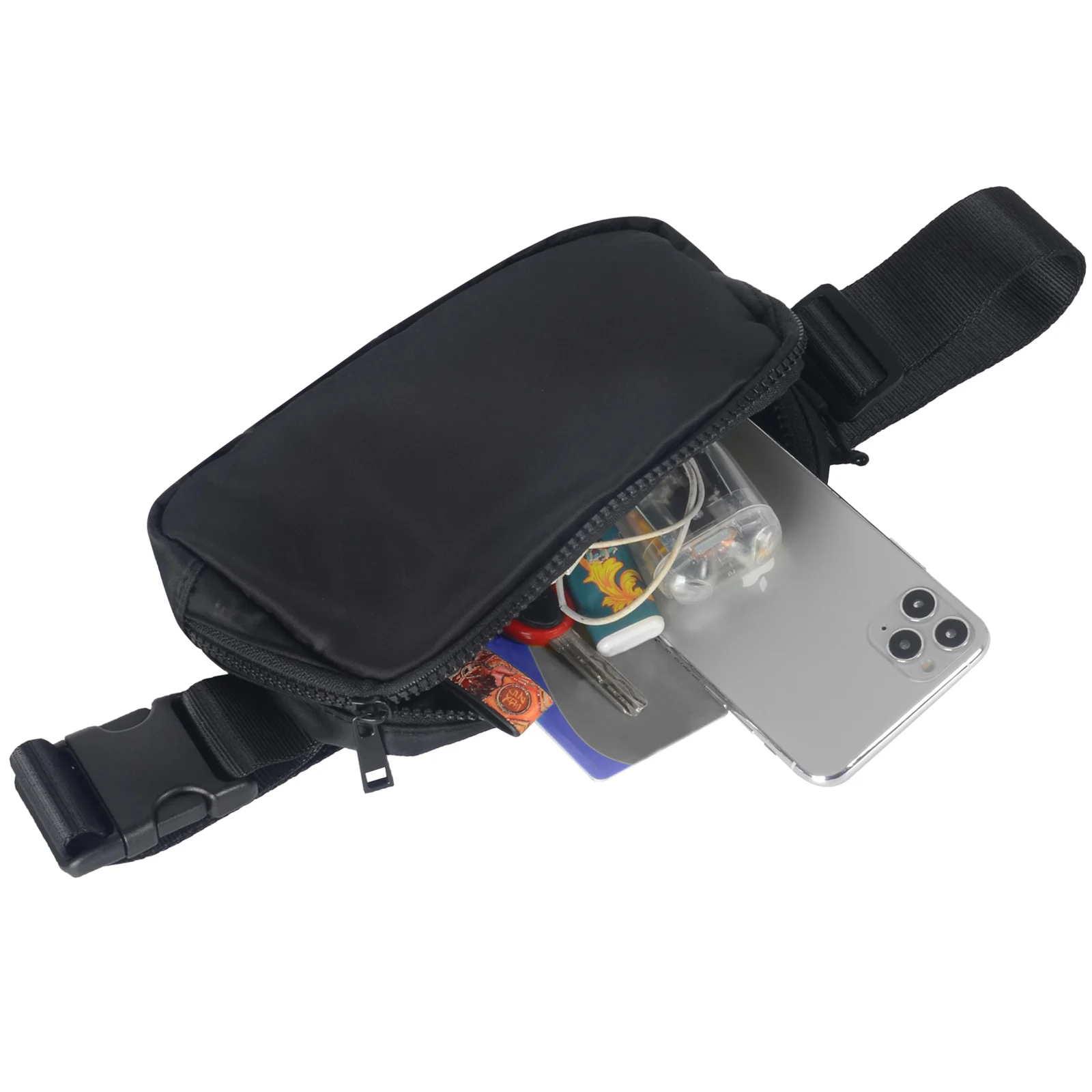 Custom Wholesale High Quality Durable Fanny Pack Nylon Waist Pack Bag