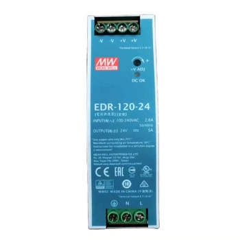 MeanWell EDR-120-24 24V 5A 120W DIN Rail Switching Power Supply Industrial Control System Switching Power Supply