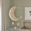moon with three stars decor