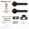 Matte Black Passage Lock