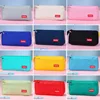 Pencil case with logo-mixed hair