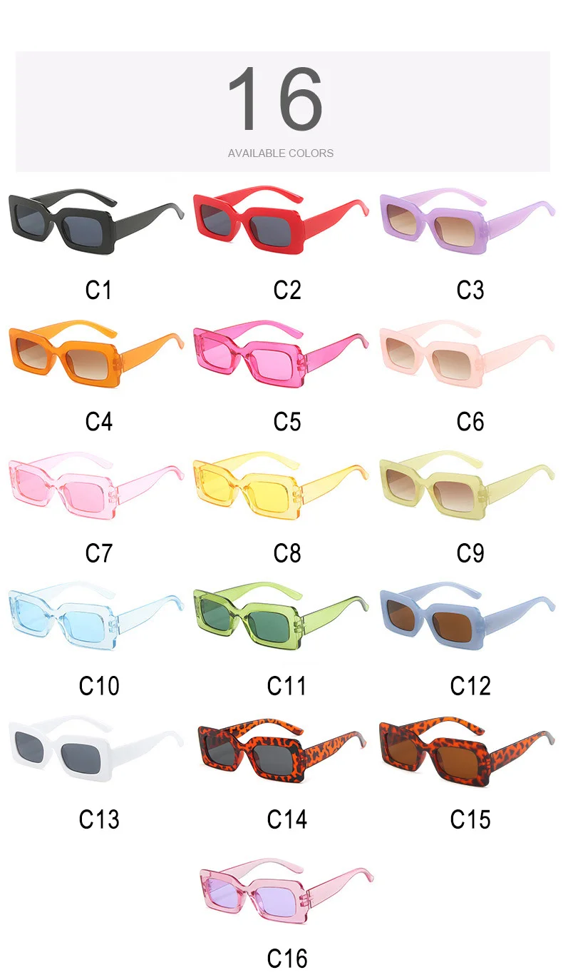 Dl Glasses 2024 Trendy Ins Jelly Color Square Sunglasses Women Fashion   Hd3fb16e38b24489aa3c1f84178ad1fa21 