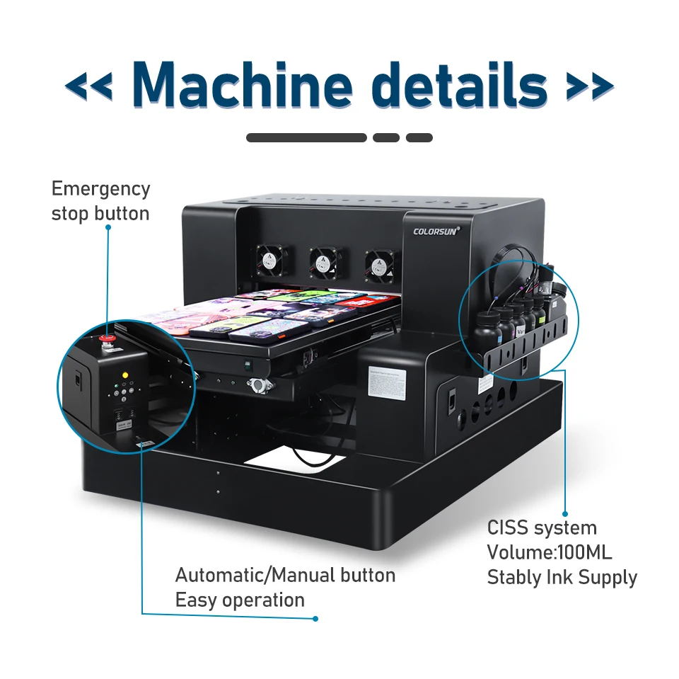 A3 Size 3250 Multifunction Mini Uv Printer Price For Plastic Phone Case