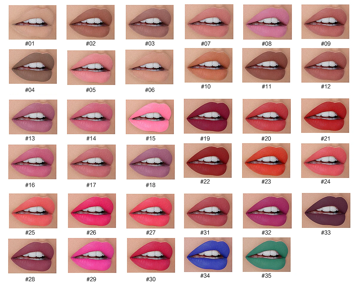 Веганский стойкий Макияж для губ lipliner и набор помад водостойкая Фирменная Матовая жидкая помада