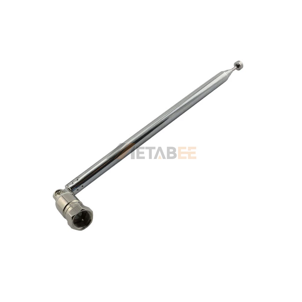 Antenna Telescopica Eightwood 7 Sezioni 115 Cm BNC Maschio Per Radioamatore HF VHF UHF