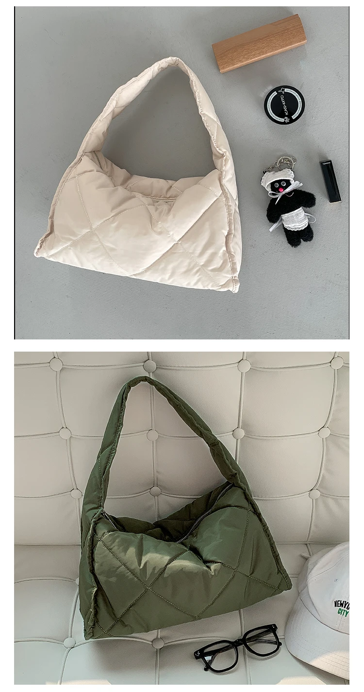 Factory Wholesale High Quality Cotton Tote Bag Nylon Handbag Expanded