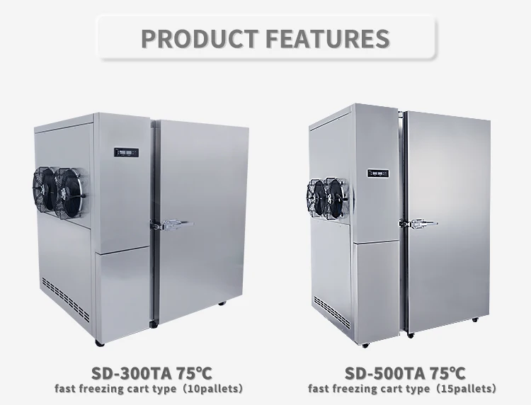 xuzhong good selling professional refrigeration equipment meat blast freezer commercial quick freezer