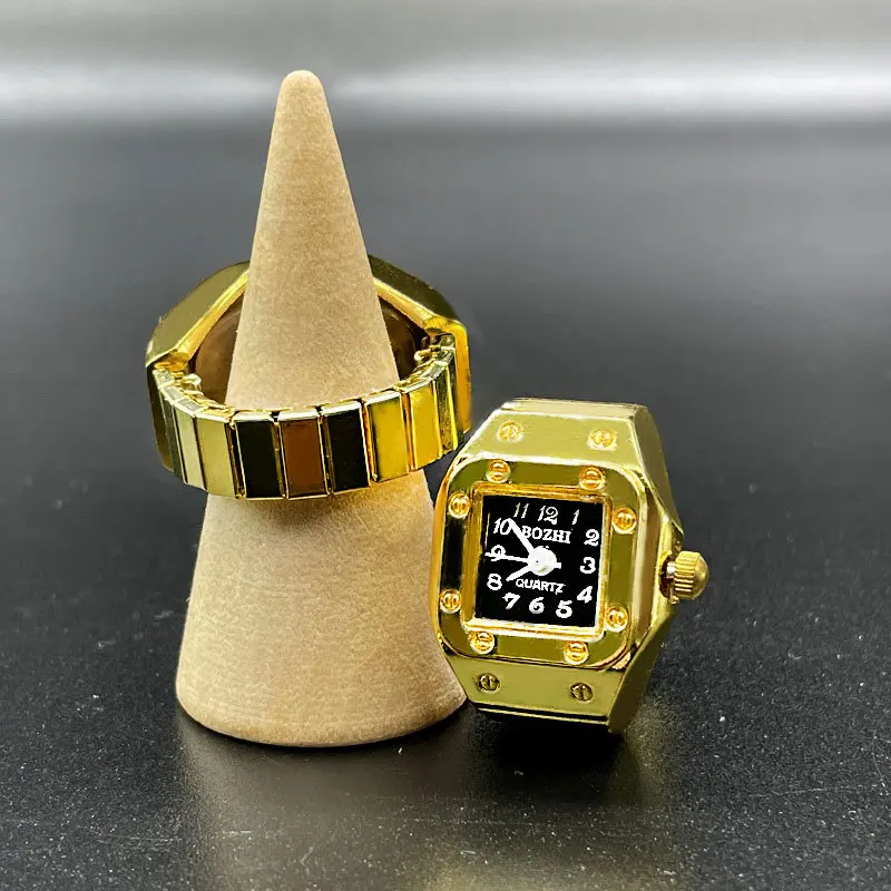 Verre De Montre 30 Mm Avec Bague Dorée - Étanche Pour Horlogerie - Neuf Sans étiquette