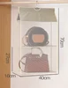 Beige 2-layer three-dimensional bag hanging bag