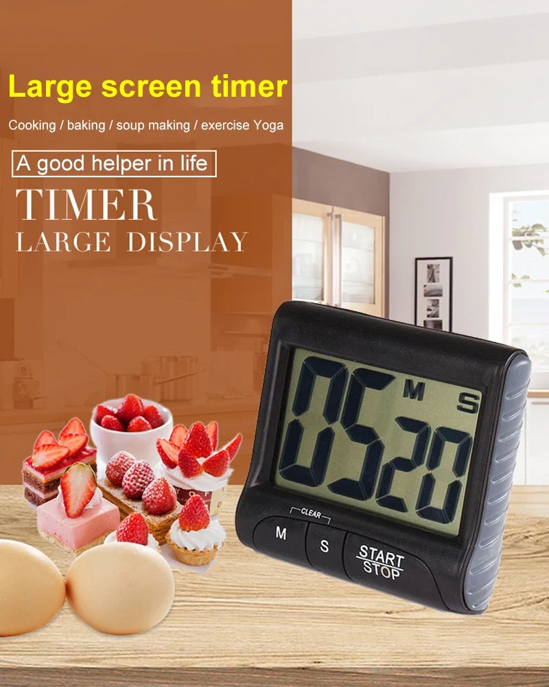 High Quality Kitchen Display LCD Multi Countdown Timer Function Kitchen Countdown Timer