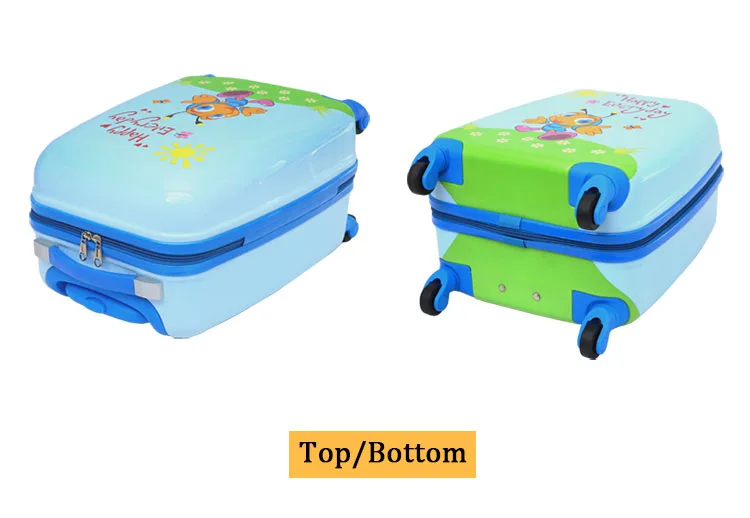 Customized 18 Inch Cartoon Universal Wheel Trolley Case For Children's