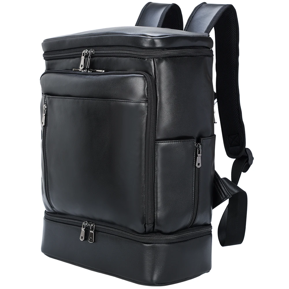 china odm leather backpack computer bag from manufacturer black ODM Leather Backpack [Hot Item] China Factory Handmade