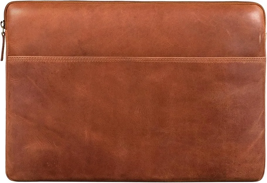 product high quality oem odm leather laptop sleeve bag for business man women 13 14 15 16 inch portable handbag computer cover bag-7