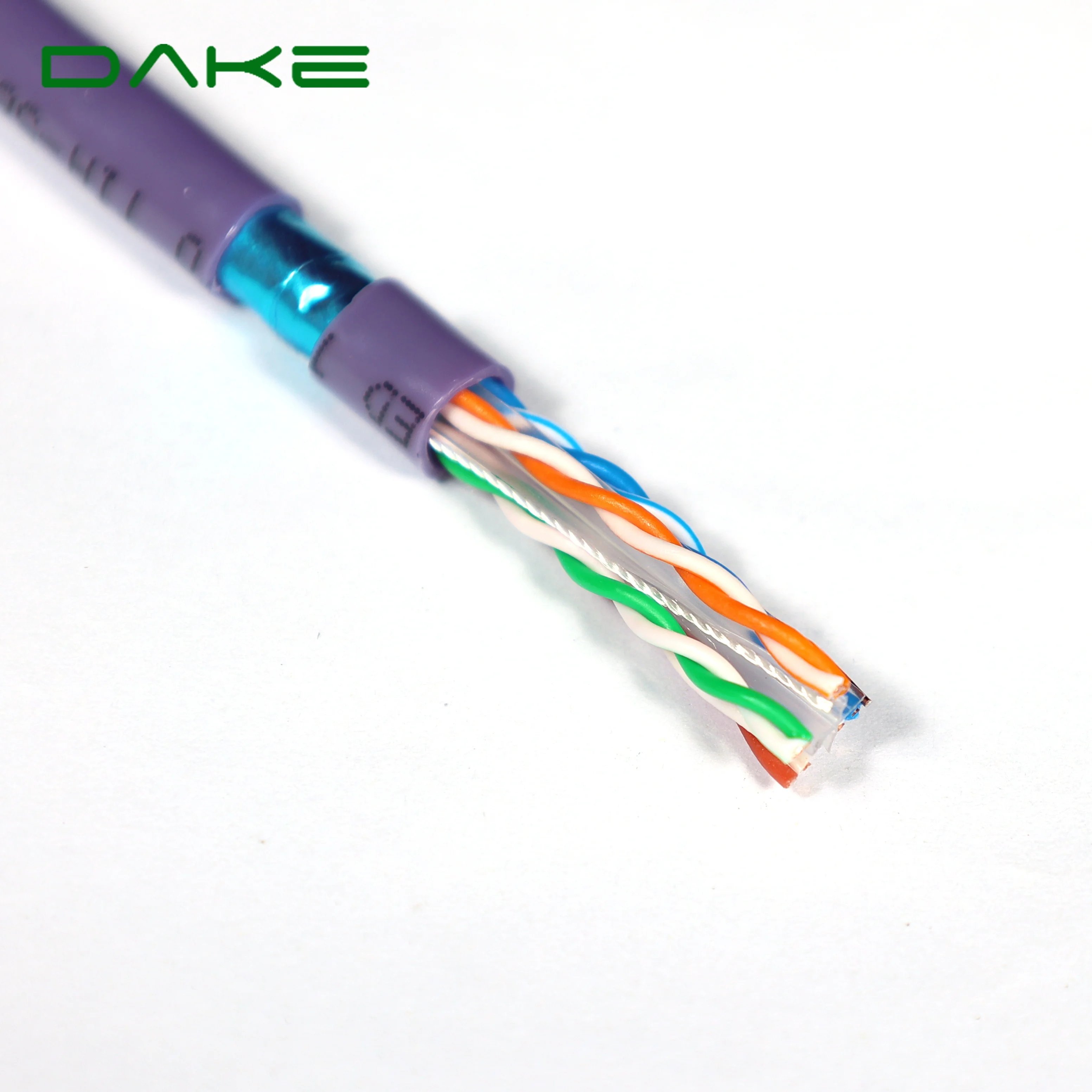 Factory Supply Pvc 8 Or 4 Core Cat6 Outdoor Customized  Color  Ftp Cable Ftp Cat6E