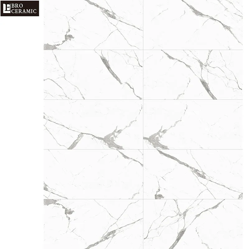 Soft Matt and Full Polished Nice Design 3d Picture Bianco Carrara Marble Porcelain Floor Tile 600x1200 800x1800
