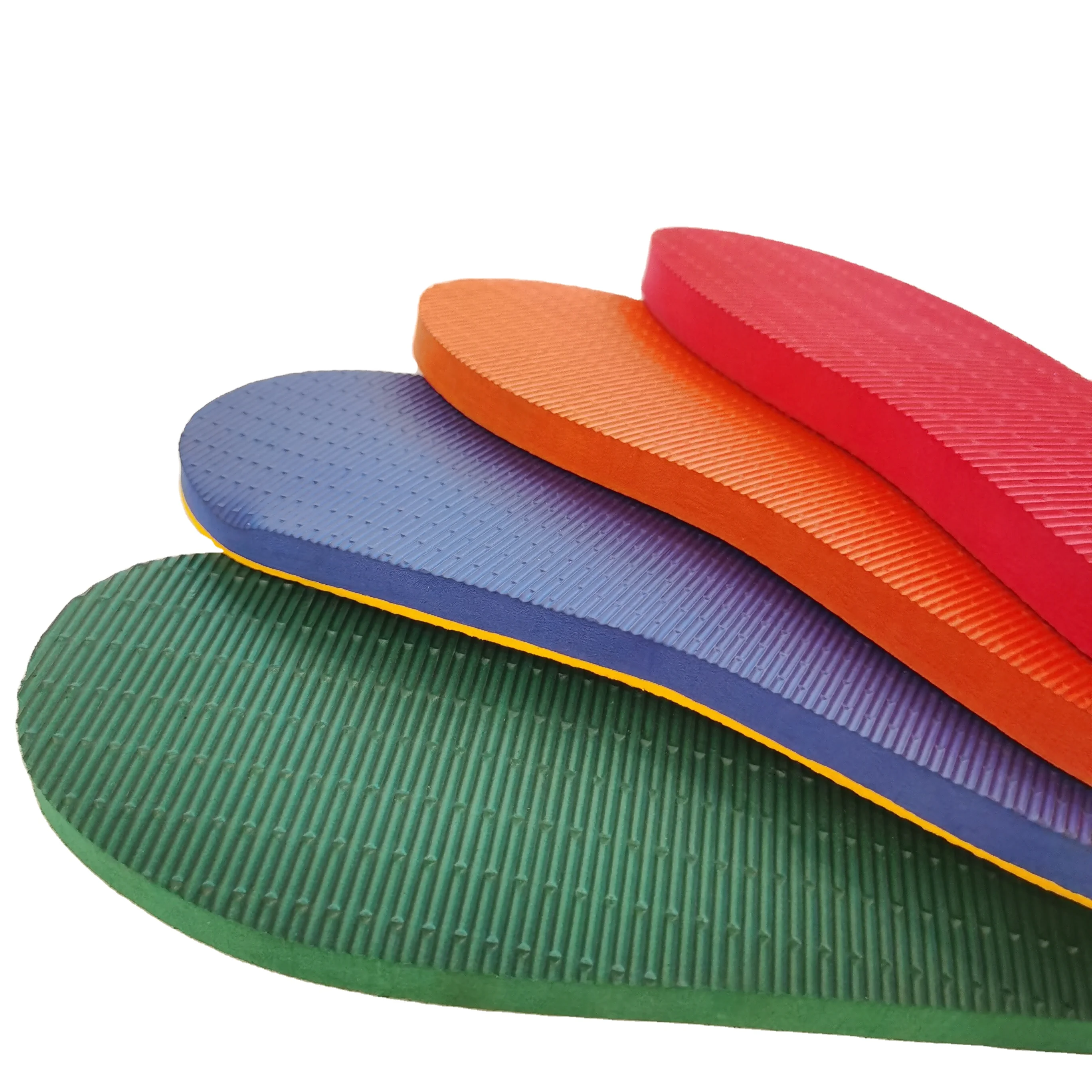 Custom Colors Customizable Thong Sandal Soles - Multicolor Lightweight EVA Bases (OEM/ODM Supported)