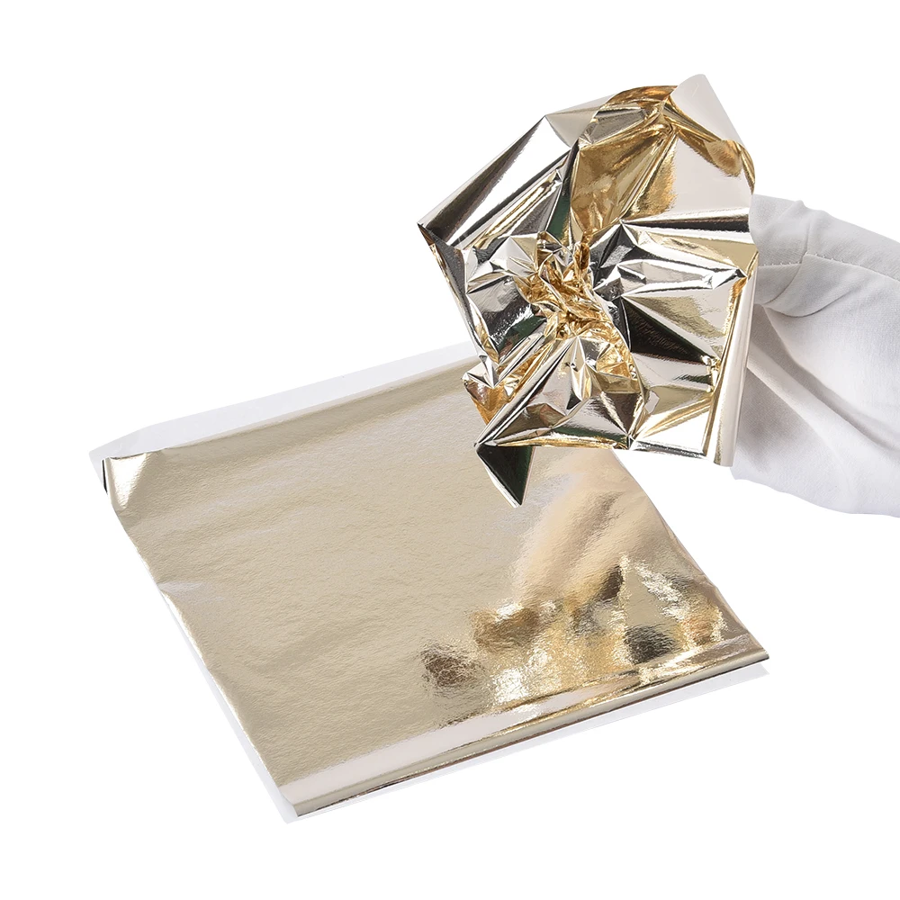 Hand Grab Imitation Gold Foil Leaf Sheet for Ceiling Decoration