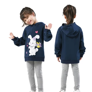 Tales Cotton Plain Printed Pullover Sweatshirt Lined Hoodie for Kids Boys and Girls Autumn Fleece