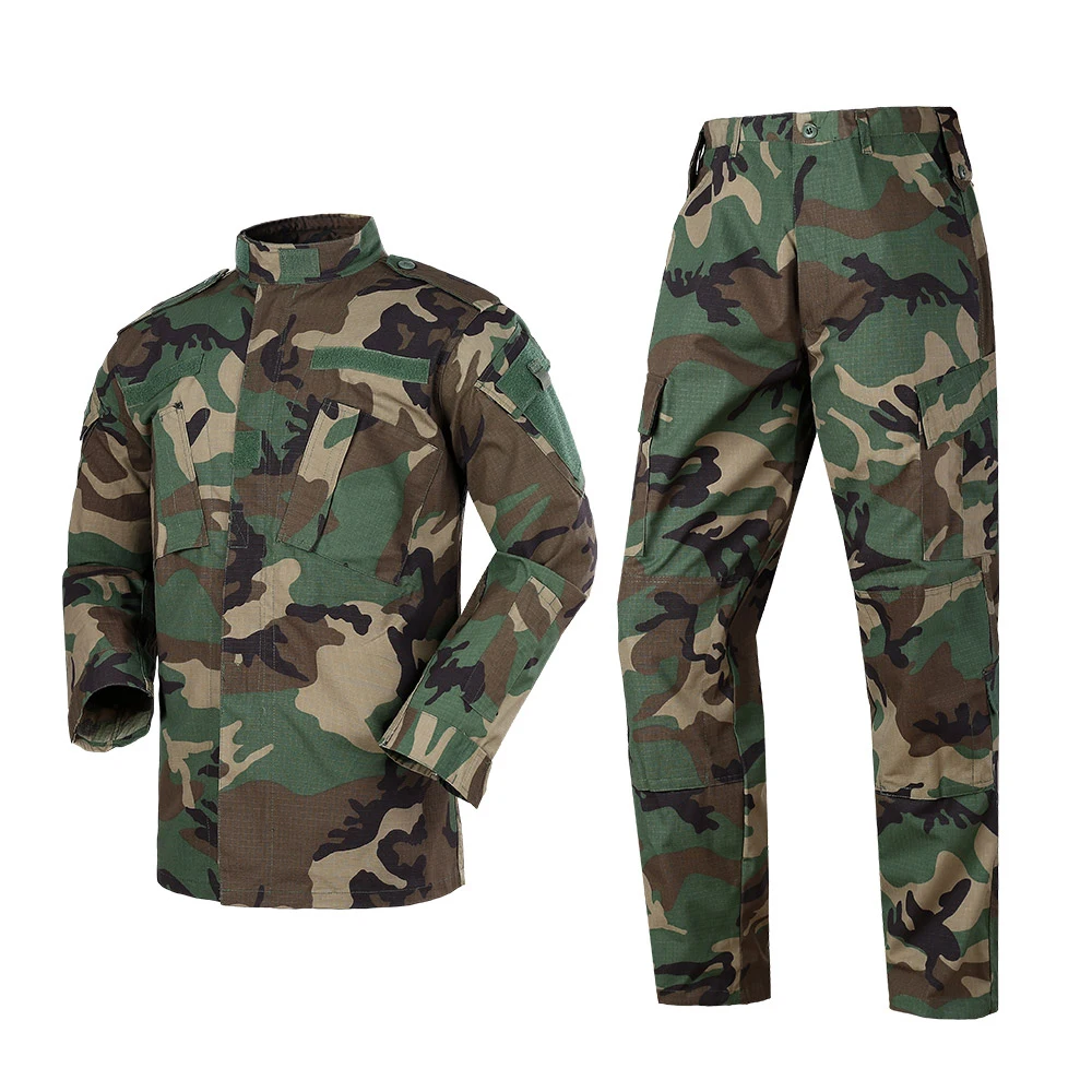 Bdu Tactical Camouflage Clothes Camo Men Us Military Police Style Suit  Combat 65%Polyester & 35% Cotton Woodland Camouflage Uniform - China Combat  Shirt and Tactical Suit price