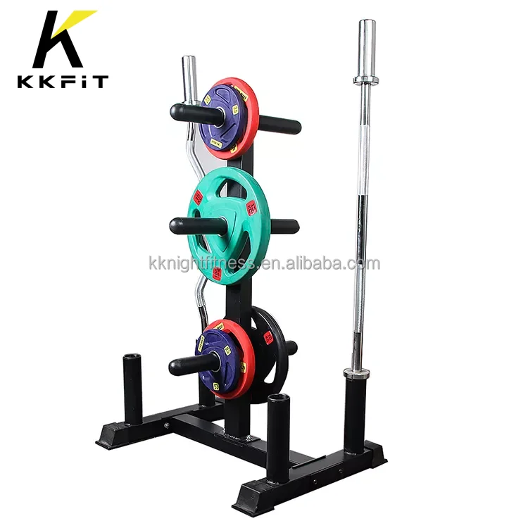 Kkfit Barbell Weight Tree Storage Rack Weight Plate Stand For Gym