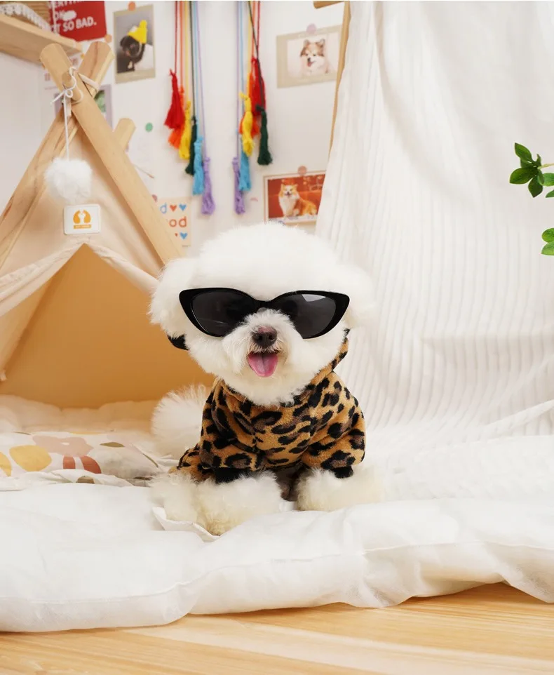 Autumn And Winter Dog Clothes Plus Cashmere Warm Cute Animal Four-legged Bear Pet Clothing