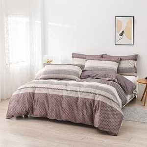 Modern Style Design 3D Duvet Cover Bedding Sets Easy Care Cotton Bed Sheets Set