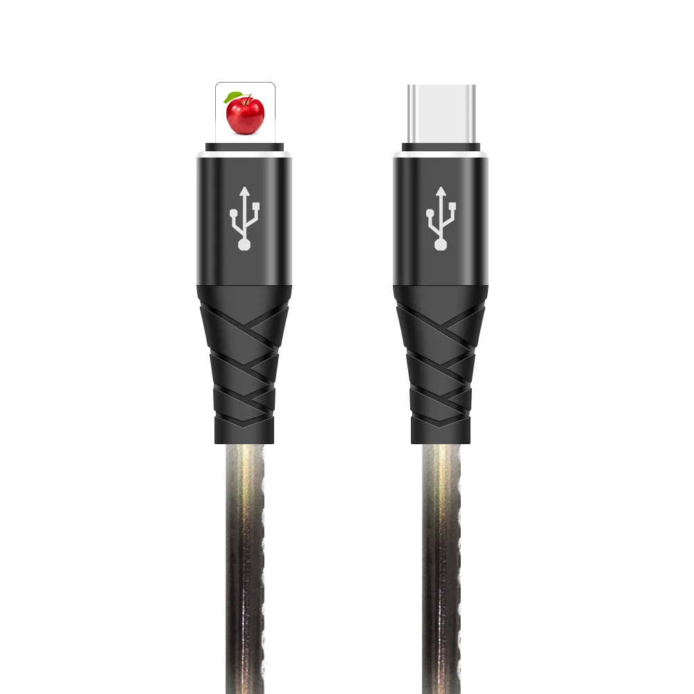 Factory 3ft 6ft 20w Pd Cable Usb Type C Fast Charging Usb C To Lighting