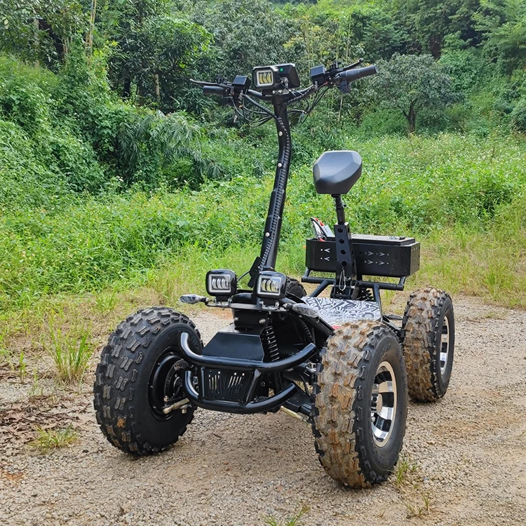 Powerful All Terrain Vehicle 4 Wheel Drive Electric Mobility Scooters ...