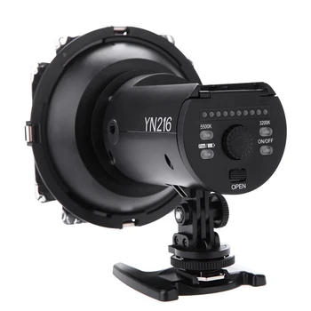 Yongnuo Yn216 for Dslr Cameras Led Video Camera Light Adjustable 3200k-5500k Temperature Color for Photos Fill Lighting