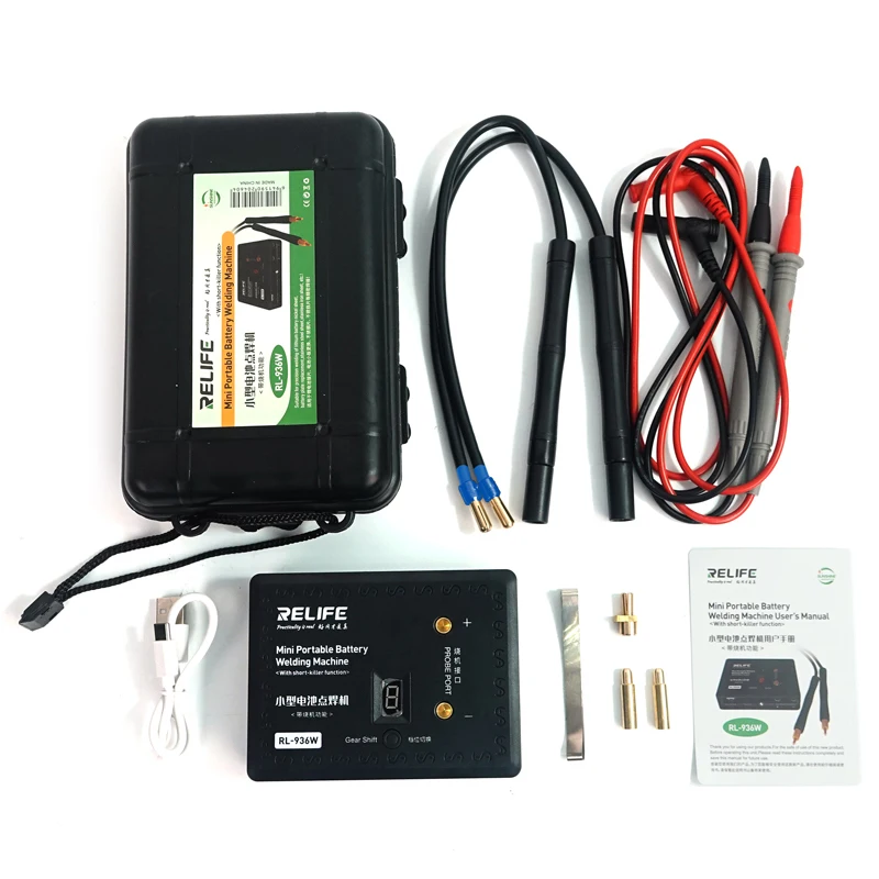 RELIFE RL-936W ta��nabilir Mini pil nokta kaynak makinesi destek kaynak IP HW VIVO Ip nikel cep telefonu piller 18650