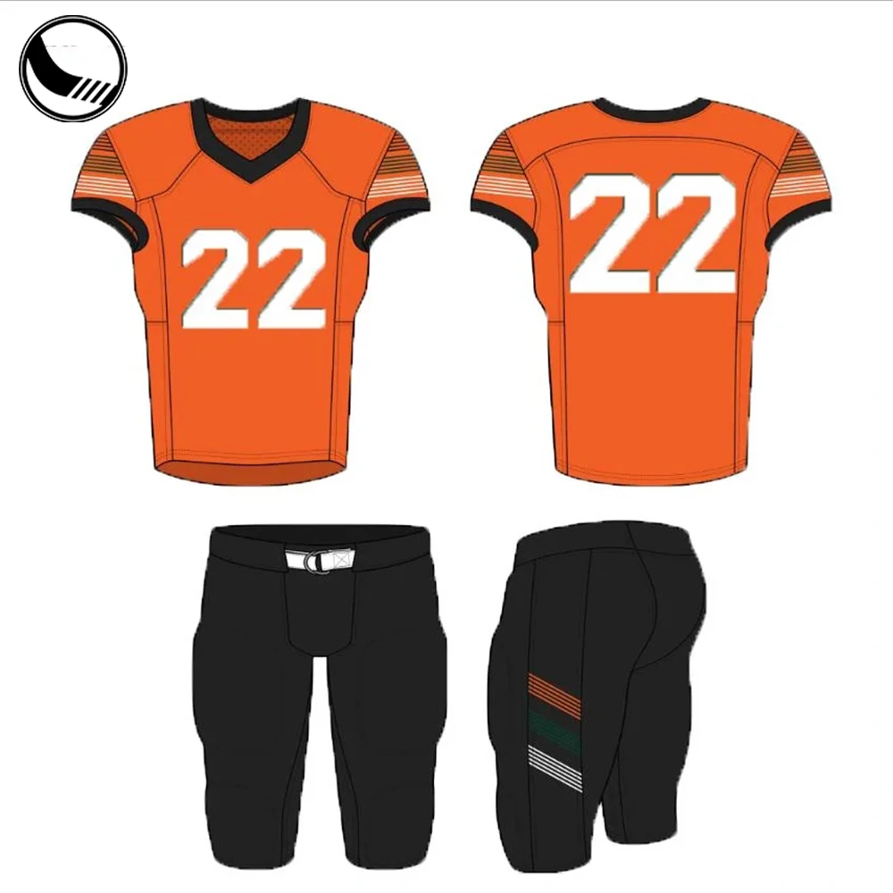 BETHERIVAL Wholesale Children Printed Green Breathable Short Sleeve Football Jersey Black Design American Football Uniform