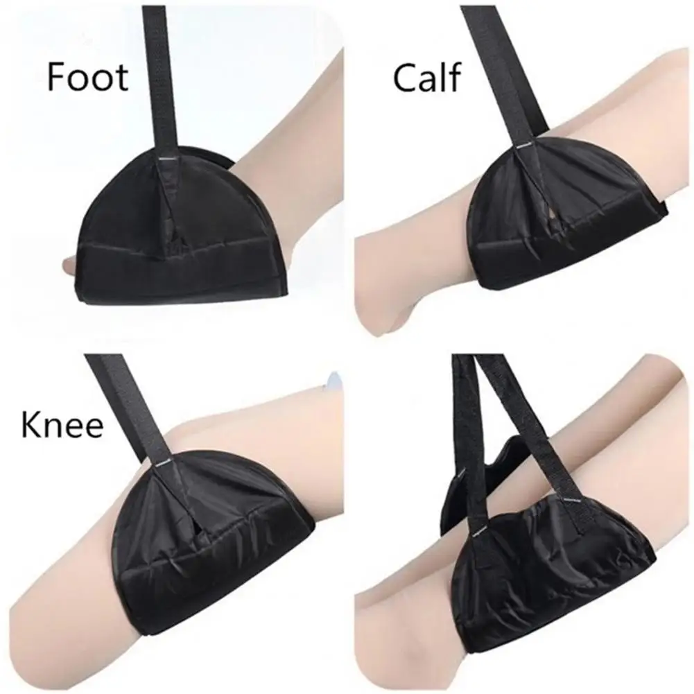 Repose-Pieds Avion Hamac Portable Réglable - Support Jambes Avec Plaques Et Masque Yeux