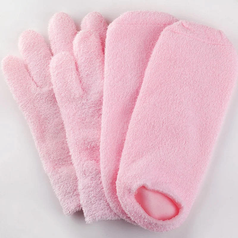 Носки перчатки для ремонта смягчения и увлажнения ног увлажняющие носки гелевые Спа Перчатки уход за кожей рук лосьон с алоэ