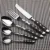 New Black Bakelite Cutlery With 3 Riveted Handle,Stainless Steel Steak ...