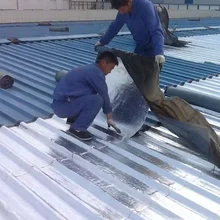 FACTORY Self Adhesive Bitumen Waterproof Roof Sheet Aluminum Foil Modified Asphalt Water Proof Roofing Membrane For Iron Sheet