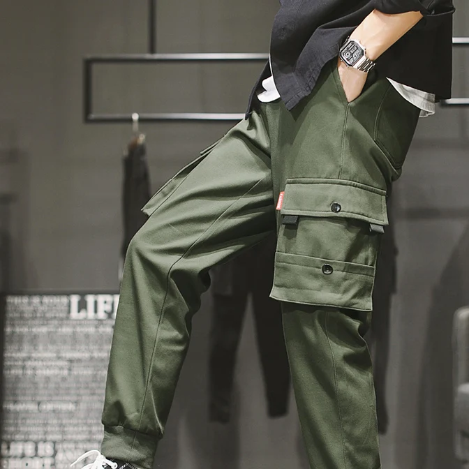 cargo pants with string