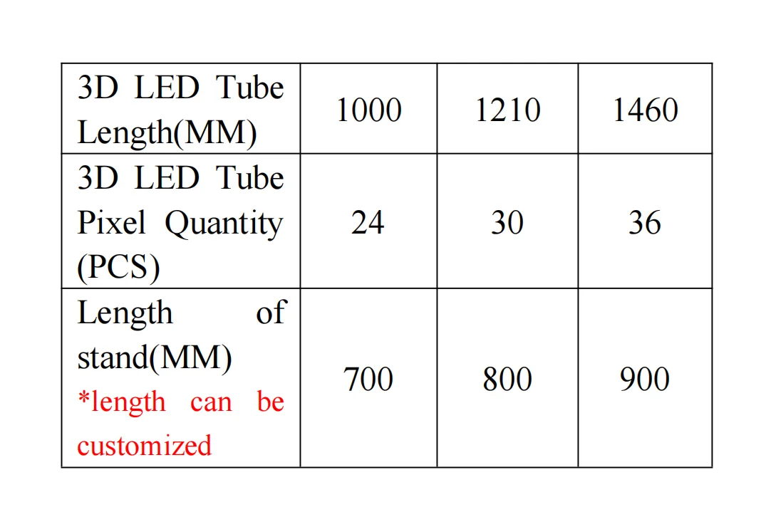 360 Rotation Led Tube Kinetic Spinning Pixel Stage Lights DMX Led Pixel Tube for Nightclub Decoration Exhibition Events Show