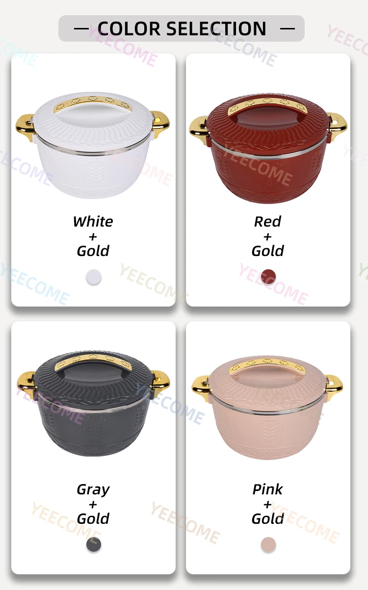 Discount Promotional Style Hot Pot Food Warmer Set 4 Pcs Food Warmer