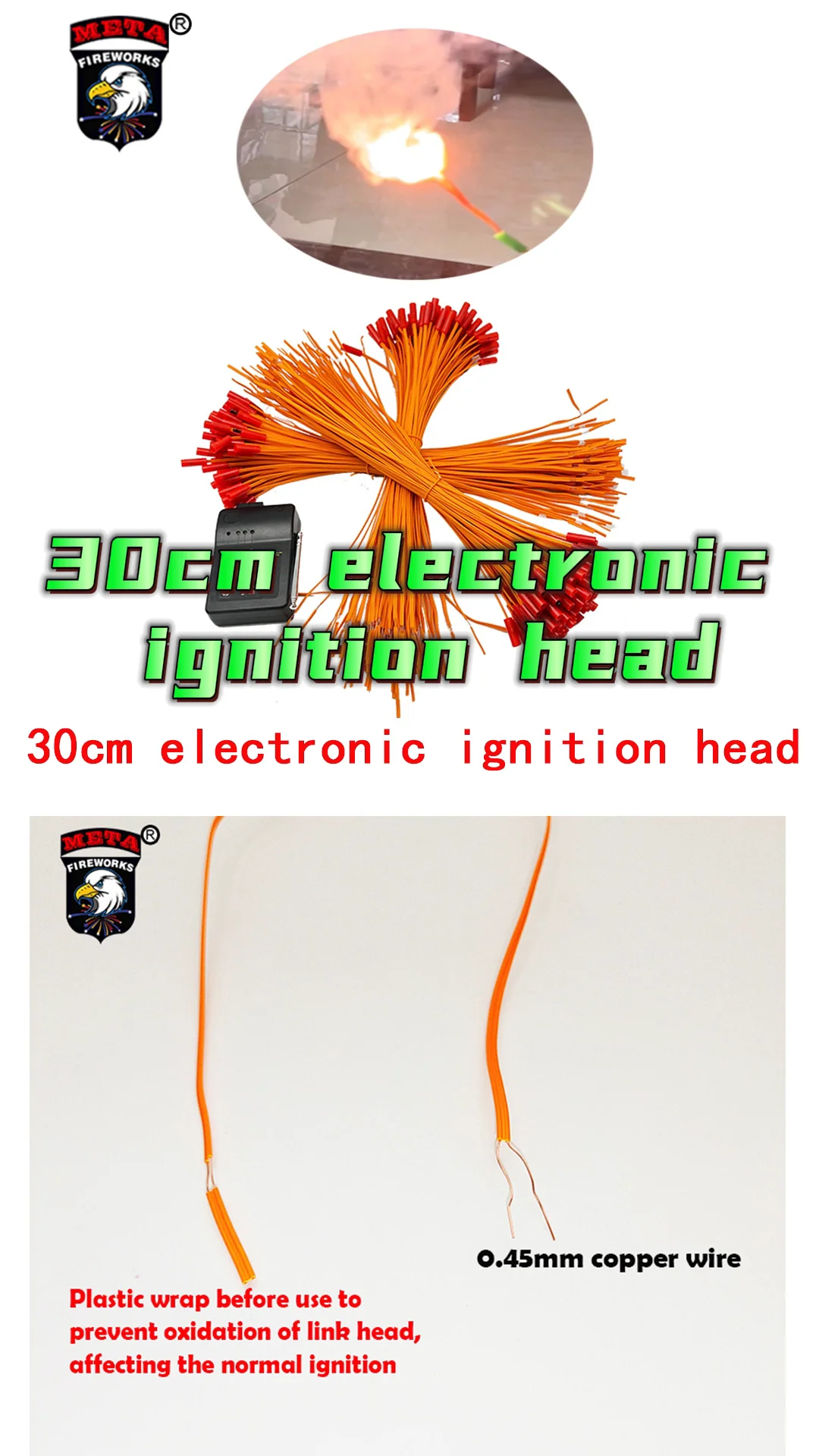 0.3m Machine Ignition Fuse Electric Matches Firework Igniter Wire All