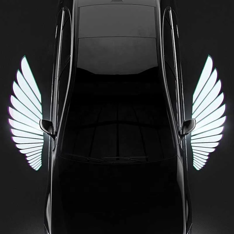 Auto Decorative Light Universal Side Mirror Angel Projector Lights Angle wings Light for Car