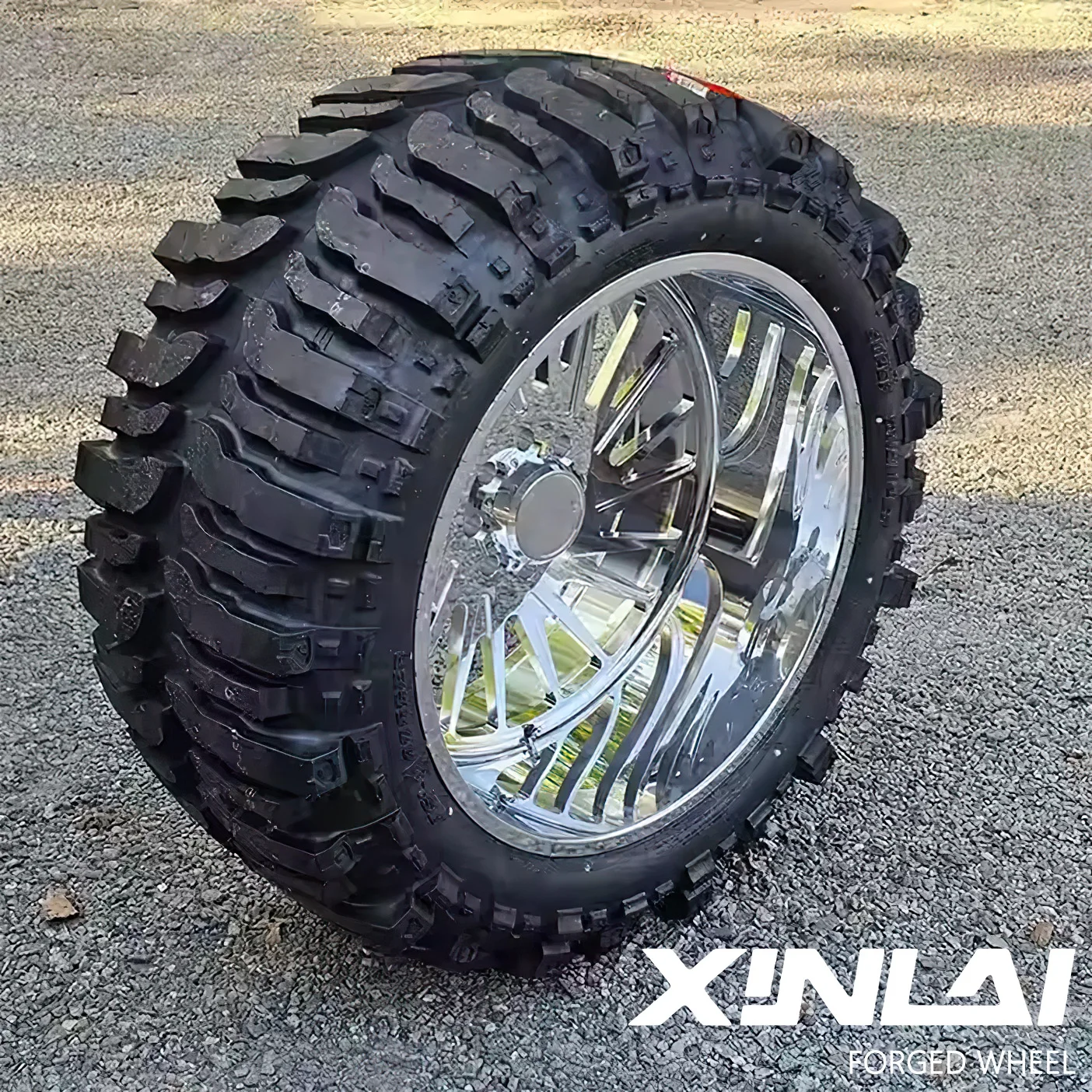 BJXL Car Rims Off-road 17-26 Inch 5x127 5x139.7 6x135 Chrome Deep Concave Alloy Forged Wheels for Ford F150 GMC Pickup Wheel - Image 3