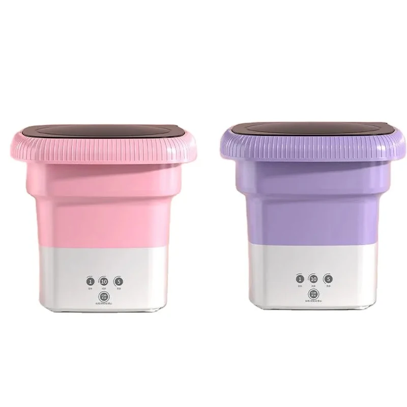 8L Foldable Mini Washing Machine Electric Tub Laundry Washer Portable Mini Folding Washi