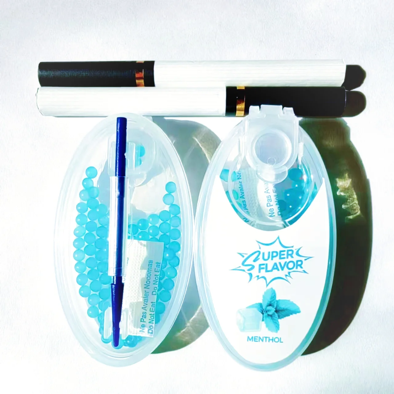 Ice Mint Cigarette Explosion Pearl Tobacco Flavor Capsule Cigarette Filter  Liquid Essence Delicious Drops