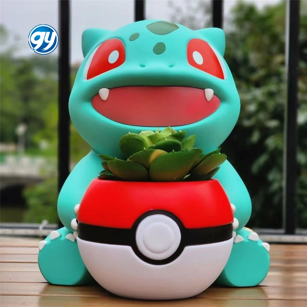 ポケモン ピカチュウ小鉢 ポケモンピカチュウの植木鉢,ヒトカゲ,リス,フシギダネ,鉢植えの